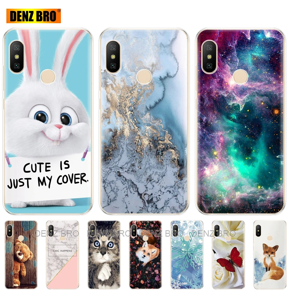 

soft silicone case for Xiaomi MI A2 LITE Case Full Protection Soft tpu Back Cover Phone Cases For Xiomi MI A2 LITE bumper Coque