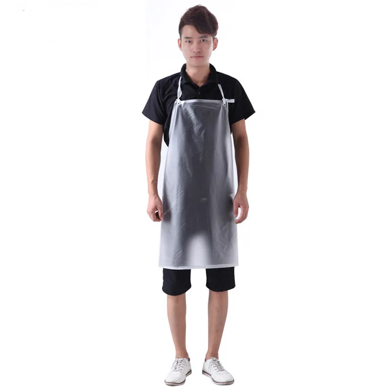 Simple Sleeveless Kitchen Fashion Adult Workwear Men Women Waterproof Oil-resistant Disposable Aprons