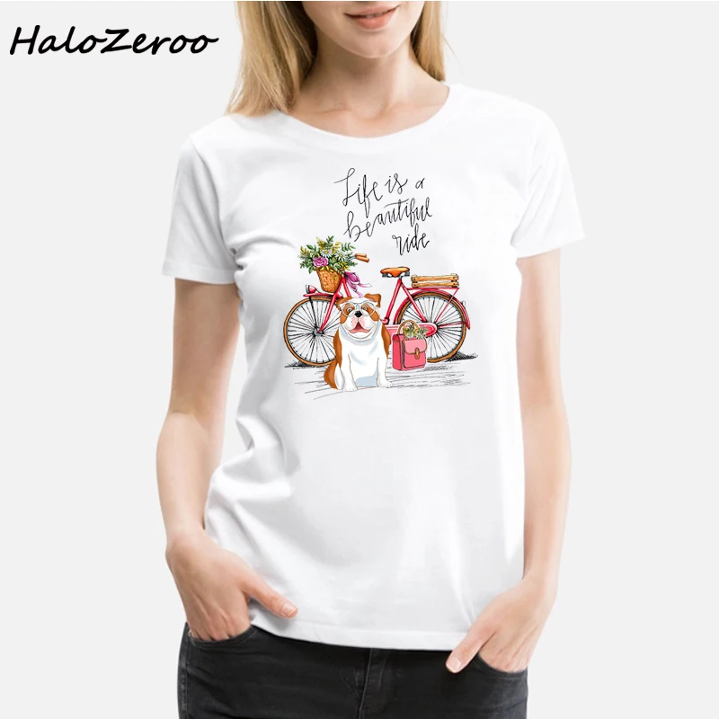 43Bulldog Bike T-shirt, Women T-shirt