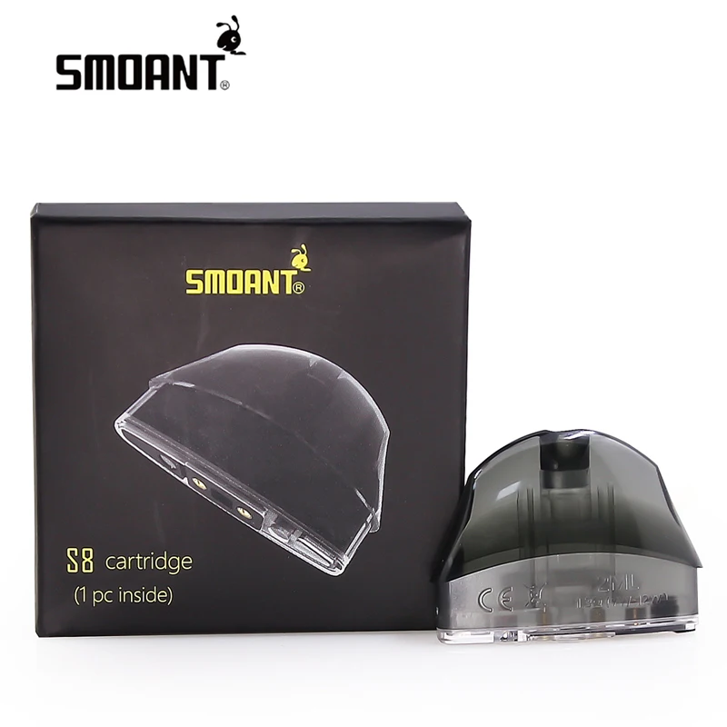 

Original Smoant S8 Cartridge 2ml electronic cigarette coil 1.3ohm for Smoant S8 pod kit replacement vape cartridge vape tank