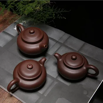 

Chinese style Kungfu yixing purple clay teapot(165ml-290ml) , 3 sizes kongfu yixing purple clay Hot Sale zisha hu