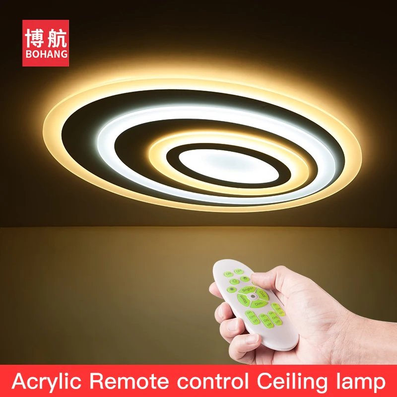 

Bohang Remote control Modern led ceiling lights for living room bedroom dining room home Acrylic ceiling lamp fixtures