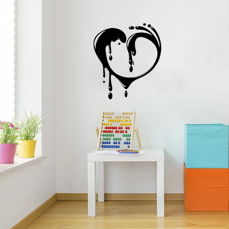 Vinyl Wall Decals Love Sticker Living Room Bedroom Home Decorative Wall Stickers Studio Interior Design Art Murals JG1263