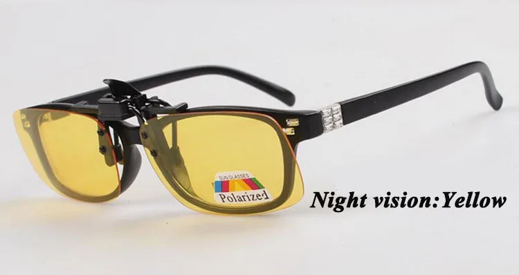 BCLEAR, поляризованные линзы, откидные, на застежке, солнцезащитные очки для вождения, очки ночного видения для мужчин и женщин, высокое качество, поляризационная линза
