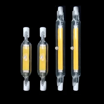 

R7S Glass Tube LED COB Bulb 78MM 5W 118mm 10W R7S Corn Lamp J78 J118 Replace Halogen Light AC 220V Lampadas