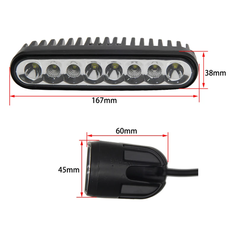 3 2pcs 40w DRL LED Work Light Worklight 10 30V 4WD 12 volt led work lights for Off Road work light led car much brighter than 18w slim led work light used as reverse light backup light lighting