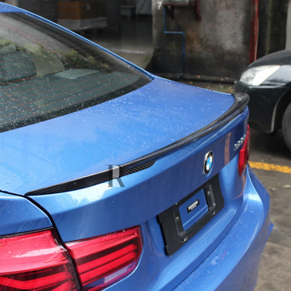 P Стиль углеродного волокна спойлер для BMW F80 M3& F30 3 серии Sedan 320i 328i 335i 328d 2012