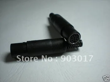 

Mini DIN Jack Female Connector 4 Pin or 5 Pin 6 Pin 7 pin 8 Pin with Plastic Handle 50 Pcs Per Lot HIGH Quality