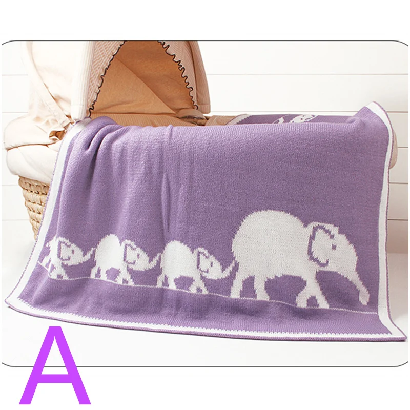 

Brand Toddler Kids Newborn Baby Boys Girls Stretch Wrap Swaddle Blanket Bath Towel for Children Wool Elephent Blanket