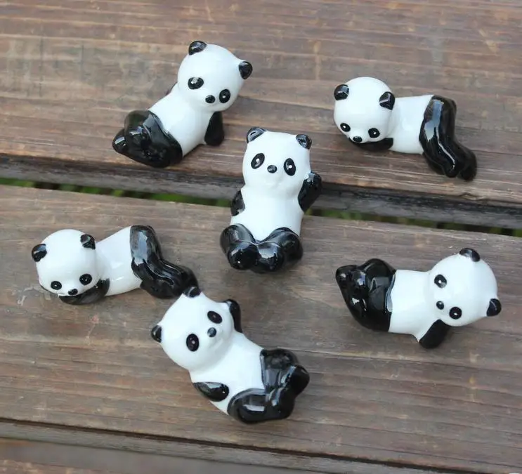 Керамическая подставка для палочек Panda еды фарфоровая ложка вилка нож ресторана