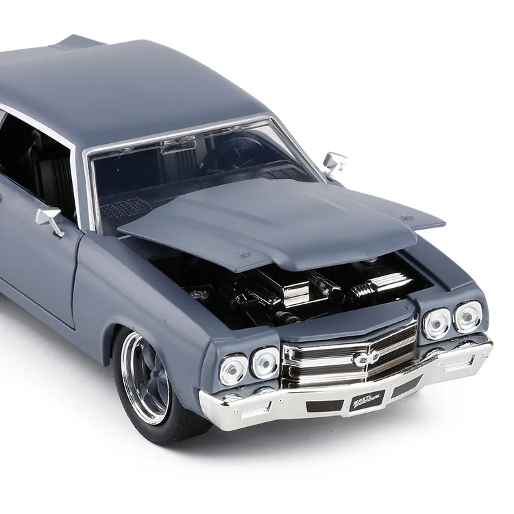 JADA 1:24 Высококачественная модель автомобиля из сплава, 1970 Chevrolet SS автомобиль, 2 открытые двери, качественные модели игрушек, игрушечные транспортные средства