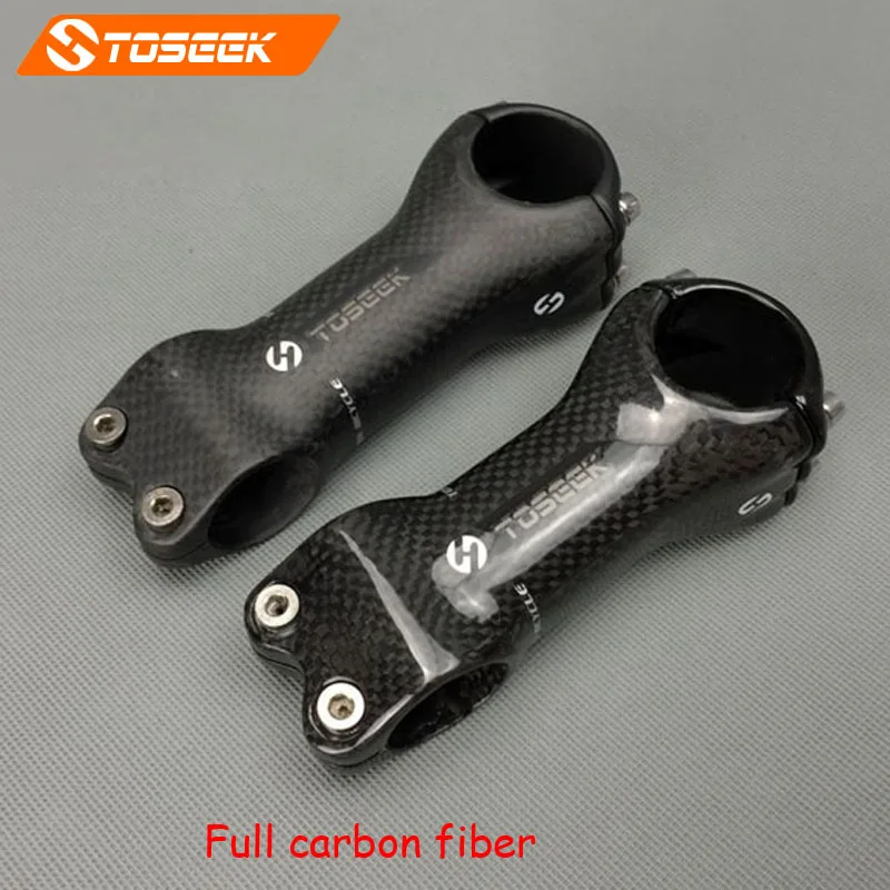 

Full carbon fiber bicycle road moutain bike stem MTB 3K gloss matter 7 degree 60/70/80/90/100/110/120/130mm black bike parts