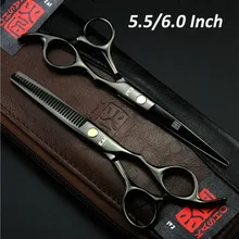 Japan KASHO Professional Hairdressing Scissors Hair Cutting Scissors Set Barber Shears Tijeras Pelo High Quality Salon5.5/ 6inch