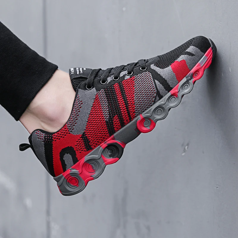 Men Sneakers For Men Outdoor Shockproof Breathable Running Shoes Men Sports Shoes Men Outdoor Non-slip Wear Resistant Men Shoes