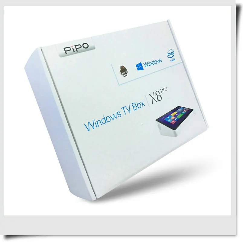 ТВ приставка Pipo X8 Pro Mini PC Windows 8 1 с двумя загрузками ОС Intel Quad Core 2 Гб/32 ГБ 7 дюймовый