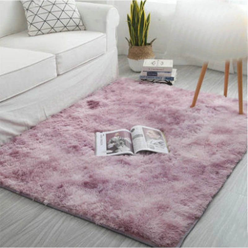 blush pink faux fur rugs