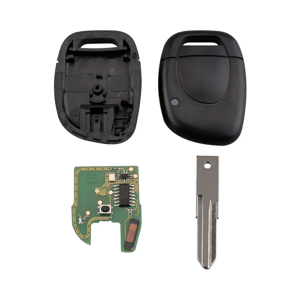 1 кнопки дистанционного ключа автомобиля костюм для Renault Master Clio Twingo Kangoo PCF7946 чип 434 МГц