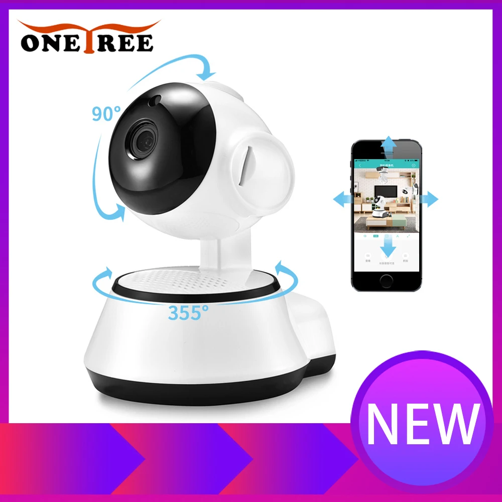 

Onetree Home Security IP Camera Wireless Smart WiFi Camera WI-FI Audio Record Surveillance Baby Monitor Mini CCTV Camera iCSee