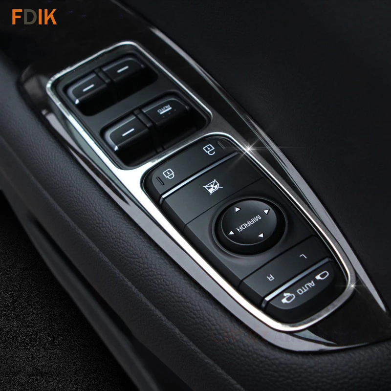 4 шт. хромированные накладки на окна и двери для Kia K5 Optima 2016 2017|interior door frames|cover forcover