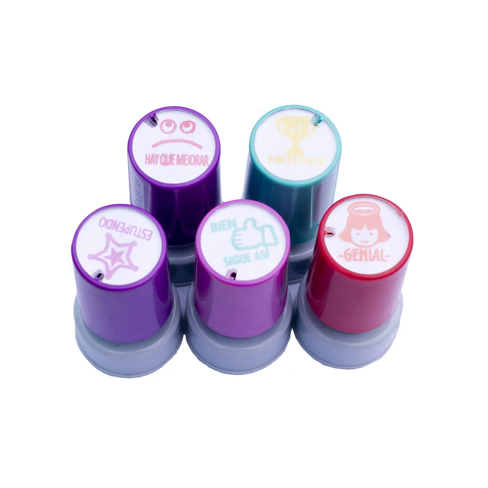 

Spanish Teacher grading self-inking custom stamp gift present for homework assessment grading