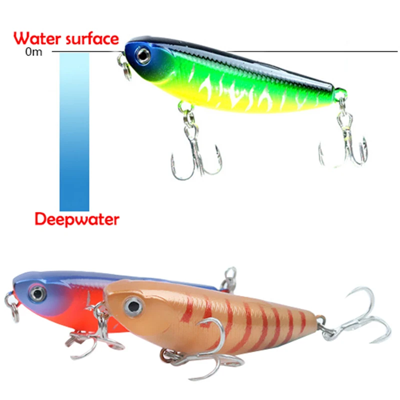 1 шт. 5 см 5 г плавающая приманка для рыбалки Карандаш Топ водные собаки жесткие приманки воблер искусственные жесткие приманки рыболовные снасти Pesca