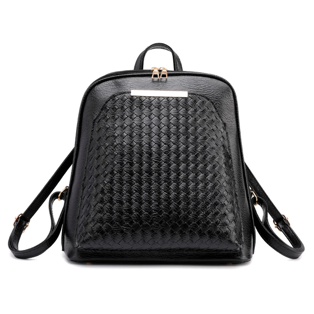 Aelicy студенческий тканый школьный рюкзак с принтом, Повседневная модная однотонная дорожная сумка через плечо, рюкзак Mochila