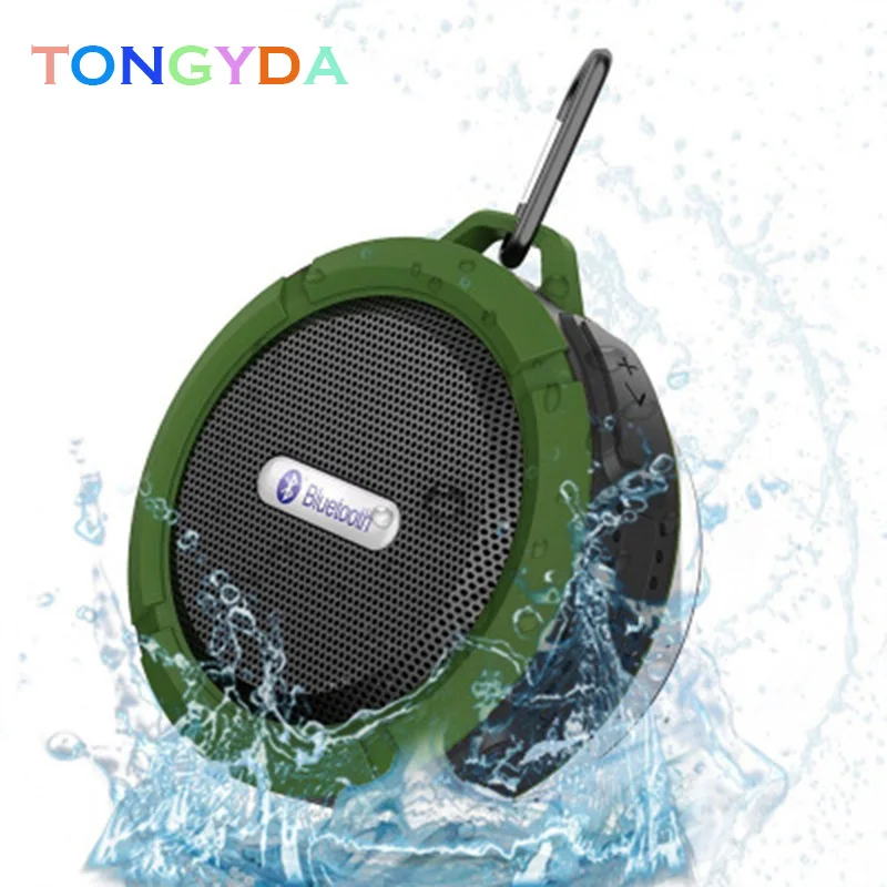 

Waterproof Bluetooth Speaker Wireless Shower Speaker C6 with Strong Driver Long Battery Life and Mic and Removable Suction Cup