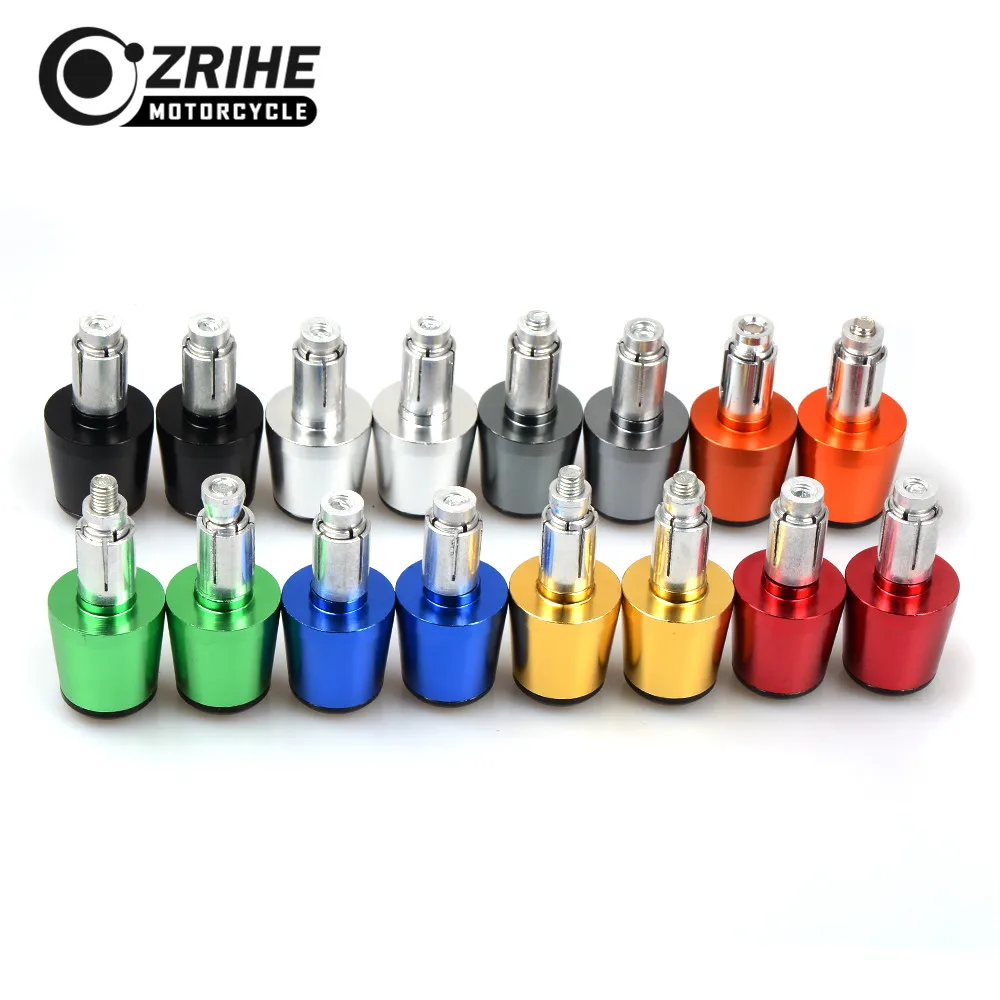 For HONDA CBR900RR 954RR RC51 GROM 7/8" 22MM Motorcycle Handlebar Grips Bar Ends Sliders CNC Handle Bars Grip Cap Plug Slider