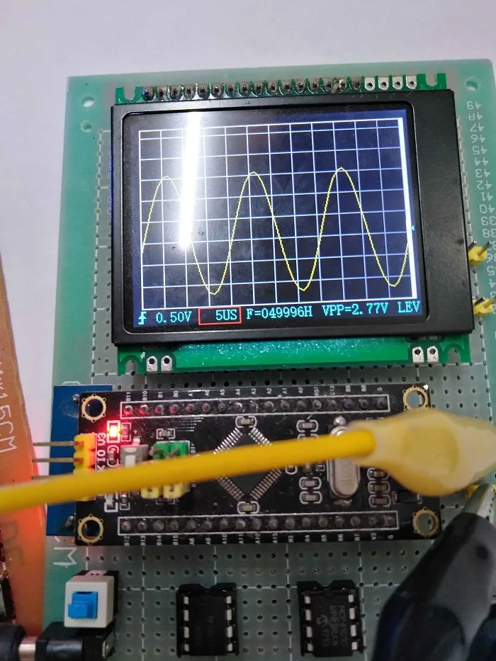 Проектирование осциллографа на основе одночипового компьютера STM32