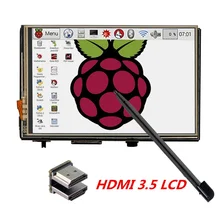 3.5 Inch LCD HDMI USB Touch Screen Monitor Display TFT LCD Module 1920×1080 for Raspberry Pi 3 Kit