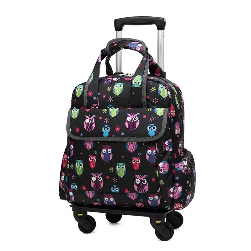 Новинка 2019 съемная сумка тележка двойного назначения модная для девушек чемодан