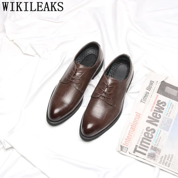 

Classic Shoes Men Dress Official Shoes Men Formal Coiffeur Business Shoes Men Oxford Leather Chaussure Homme Sapato Masculino