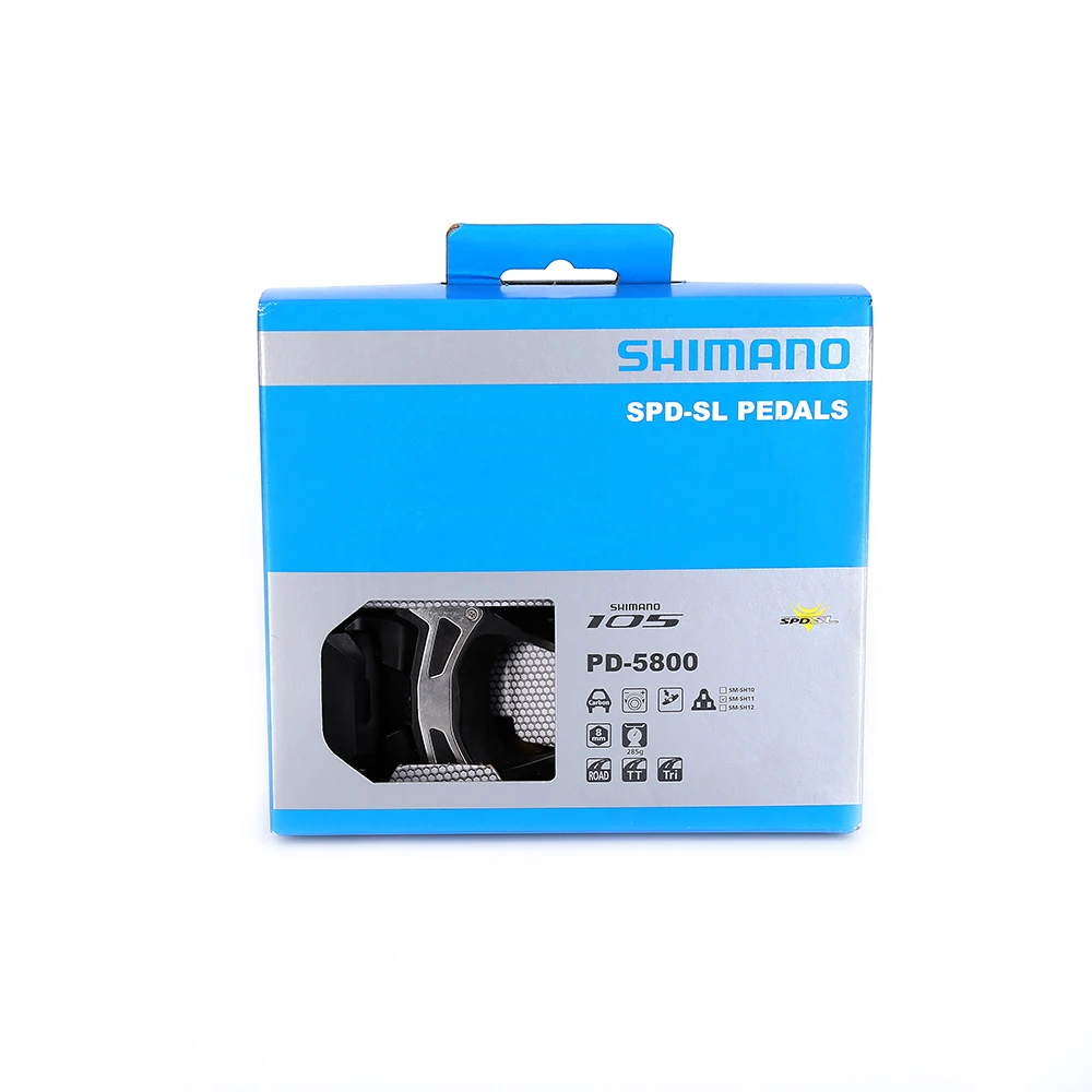 SHIMANO PD 5800 педали SPD SL Углеродные педали плавающие бутсы 105 С бутсами дорожный велосипед 5800 педаль