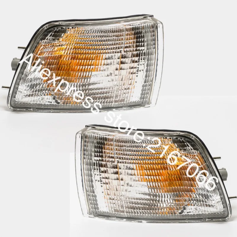 

Front Turn Signal Lights fits Mitsubishi Galant 1988 1989 1990 1991 1992 White Marker Parking Corner PAIR