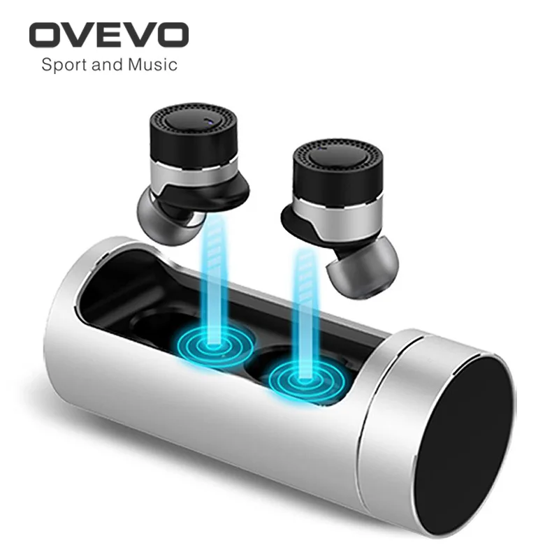 Original OVEVO Q62 PRO Wireless Bluetooth Earphone with Charging Dock 800mAh Battery Noise Cancel CVC 6.0 Headset for Smartphone