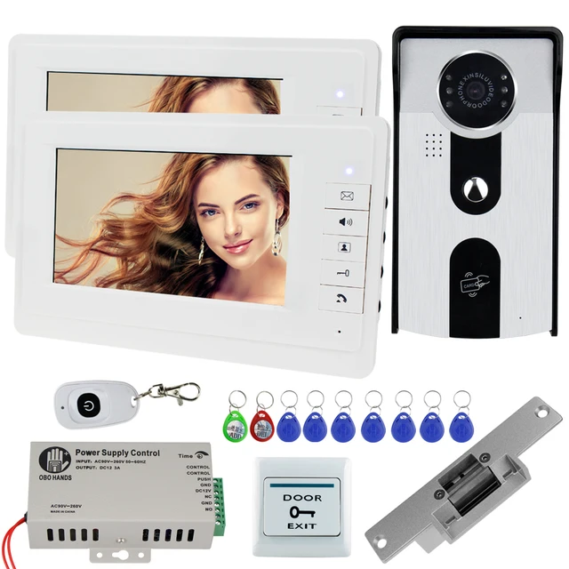 Us 123 99 15 Off Aliexpress 7 Rfid Wired Home Video Intercom System Door Phone Kit With Electric Lock 1 Ir Camera Indoor Us 123 99 15 Off Aliexpress 7 Rfid Wired Home Video Intercom System Door Phone Kit With Electric Lock 1 Ir Camera Indoor