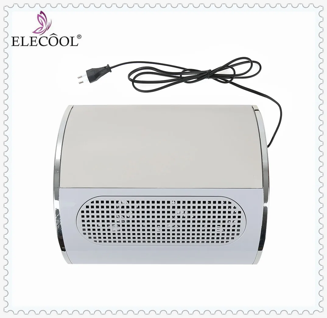 

ELECOOL 3 Fan Dust Collector Fingernail Art Salon Clean Nail Suction Collector Machine With ABS High Quality Ship HWC