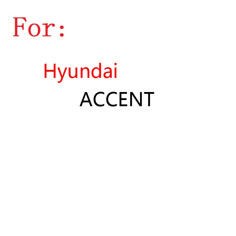 Ручки кондиционера для Hyundai ACCENT 3 шт./компл. из алюминиевого сплава ручка