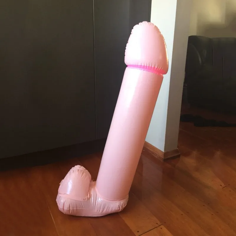 

1Pc 90cm Skin Color Inflatable Blow Up Willy Penis Hen Stag Night Party Decoration Novelty Joke Fun Gift Supplies