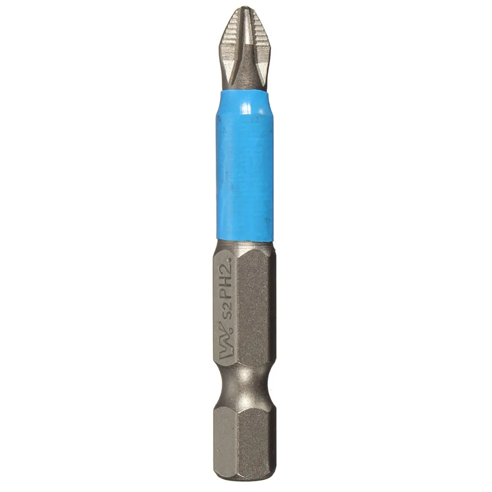

10pc 50mm PH1 PH2 PH3 PZ1 PZ2 PZ3 Magnetic Screwdriver Bit Set 1/4" Hex Shank Anti Slip Phillips Electric Power Tool Accessories