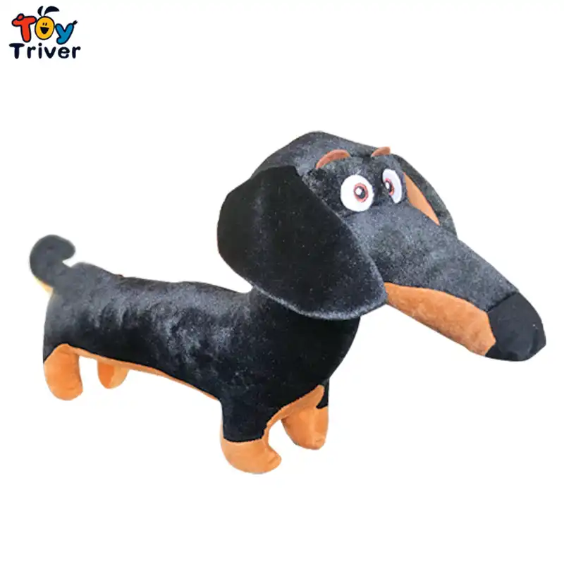 stuffed dachshund dog toy