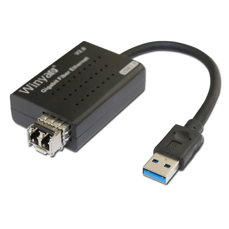 Winyao USB1000F SX USB 550 Gigabit Fiber Ethernet сетевой адаптер нм многорежимный оптический модуль