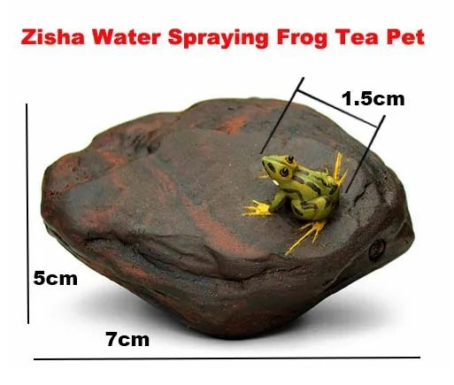 Yixing zisha toad tea pet, водяной спрей лягушка zi sha кунг-фу чай украшение для домашних животных, чайный сервиз аксессуары