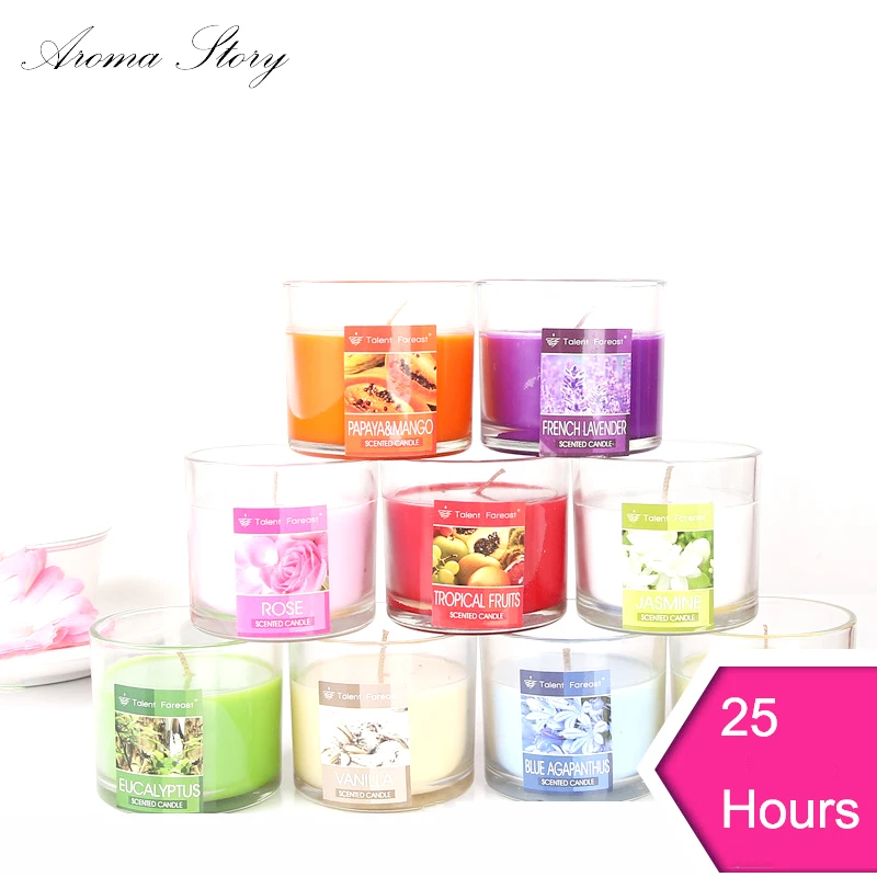 125g Environment Friendly Scented Candle Natural Fragrance Lead free