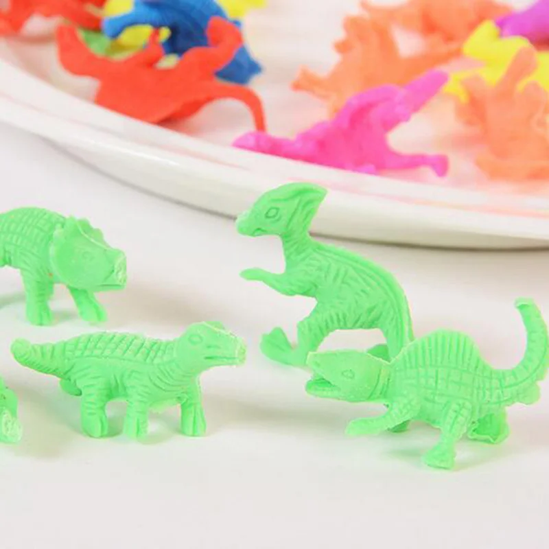 

10Pcs Jurassic Dinosaurs Grow Up Toys Children Kids Favor Cartoon Animal Kingdom Water Beads Crystal Soil Aquarium Decor 7z