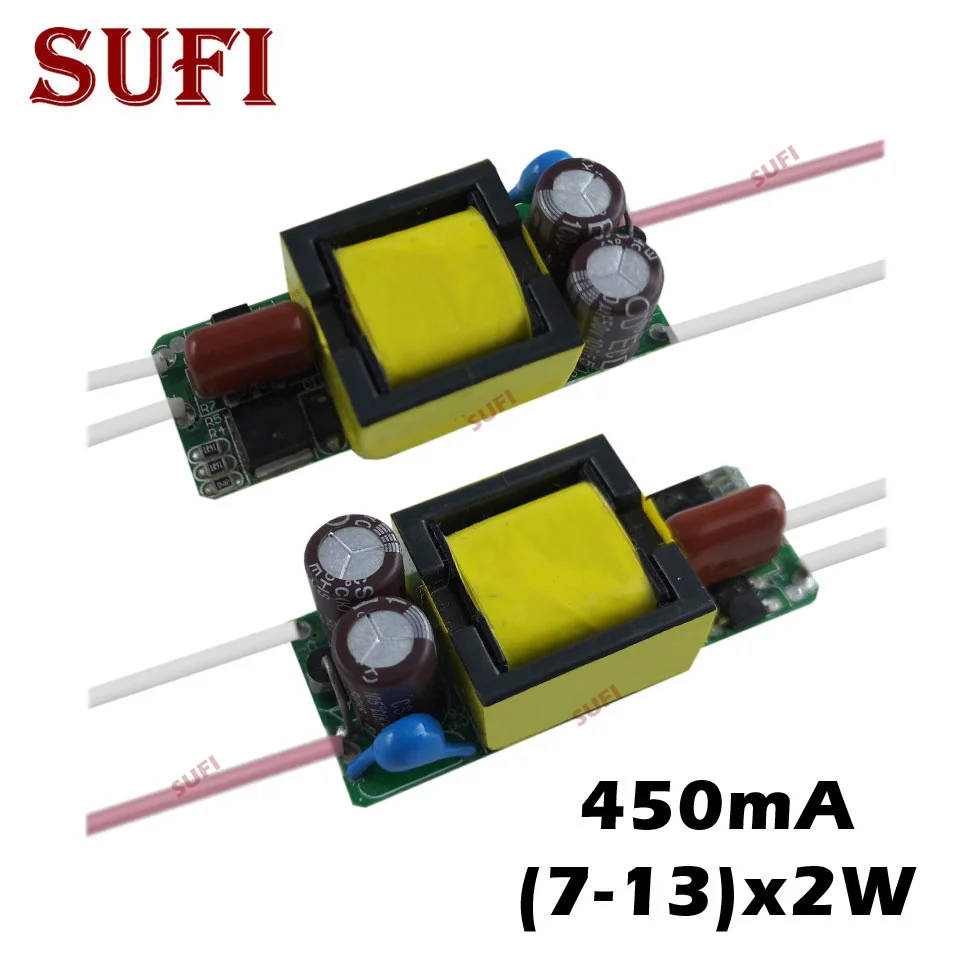 

High efficiency Lighting Transformer 450mA 14-26W DC21V ~ 45V Led Driver 14W 16W 18W 20W 22W 24W 26W Power Supply for LED light