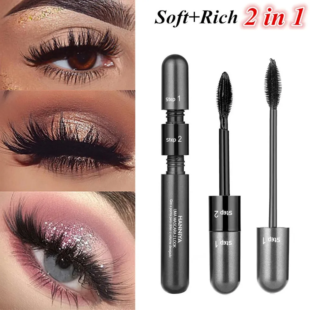 

New 4D Silk Fiber Lash Mascara Waterproof Rimel 3d Mascara For Eyelash Extension Black Thick Lengthening Eye Lashes Cosmetics 5#