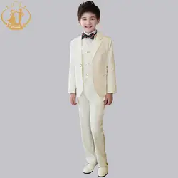 Nimble/костюмы для мальчиков Твердые Мальчики Костюмы для торжественных случаев комплект для маленьких мальчиков одежда roupas infantis menino костюмы