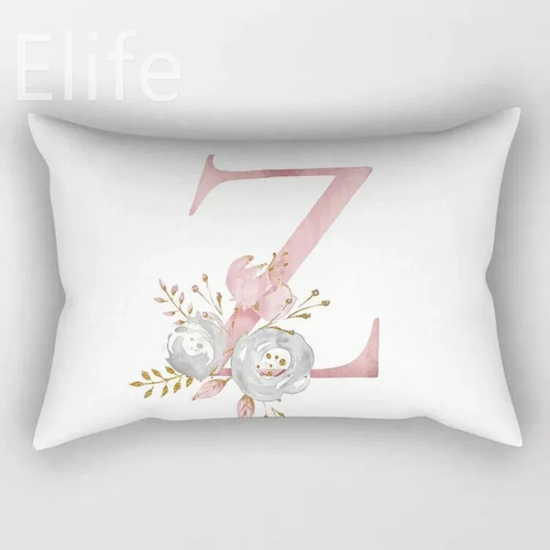 Elife 26 букв искусственный полиэстер хлопок белье Декоративные подушки ШАМС в Подушка Чехол для подушки для дивана 30x50 см