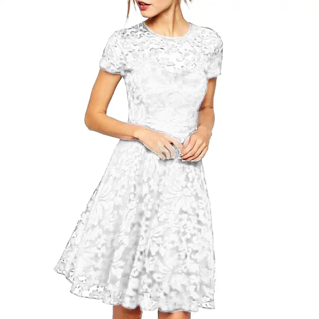 fit and flare casual summer dress